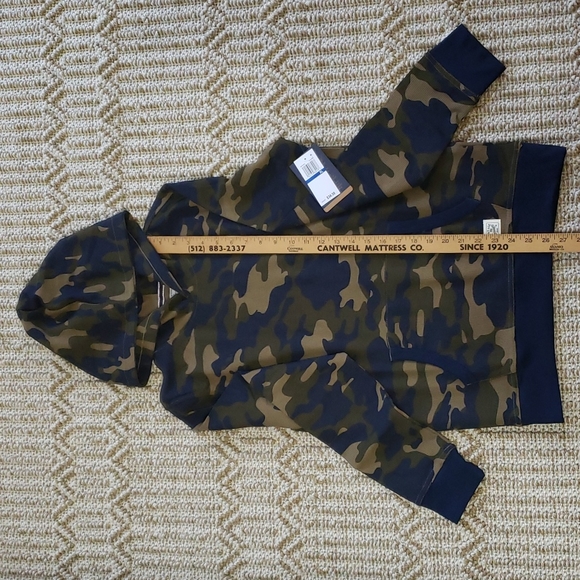 NWT Weatherproof Boys Hooded Long Sleeve Shirt Camouflage w/ Pocket Sz XL 18/20 - Picture 10 of 11